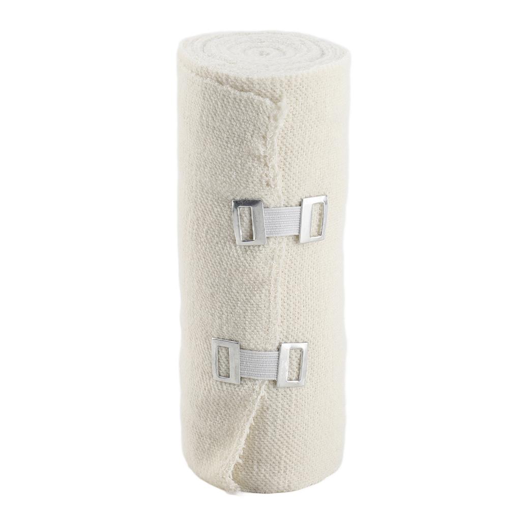 Sports Elastic Tape Wrap Breathable Reusable Buckle Fixation Compression Tape 15cm Width