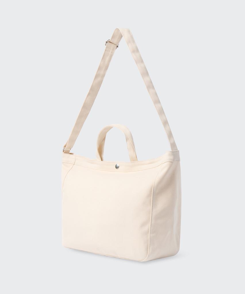 Musinsa Standard Canvas Wide Two-Way Tote Bag [Ivory]