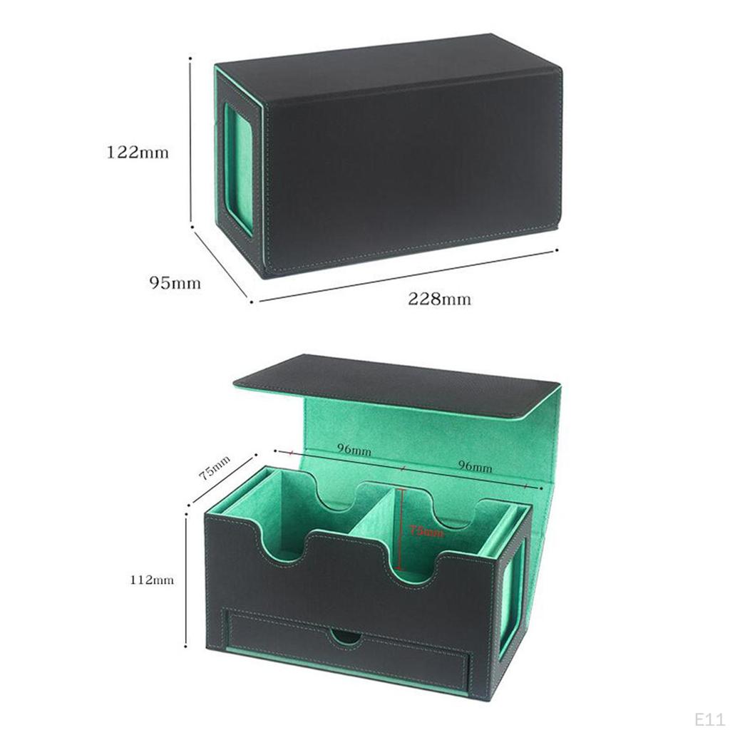 Card Deck Box for Organizing 320+ Cards - Stylish Storage Solution