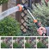 47cm Water Sprayer Nozzle Long Rod Garden Sprinkler with Adjustable Head 8 Spray Modes High Pressure Irrigation Hose Nozzle