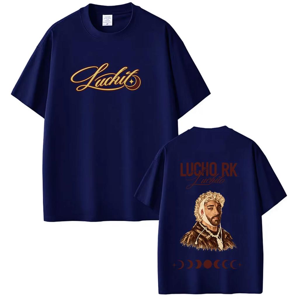 Rapper Lucho RK SORDO DE UN PIE Album Print T-shirt Y2K Men Women Vintage Hip Hop Pop Music T Shirts Breathable Streetwear Casual Tees