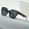 Letter D Square Sunglasses Concave Frame High End Driving Street Fashion for Men Women 77116