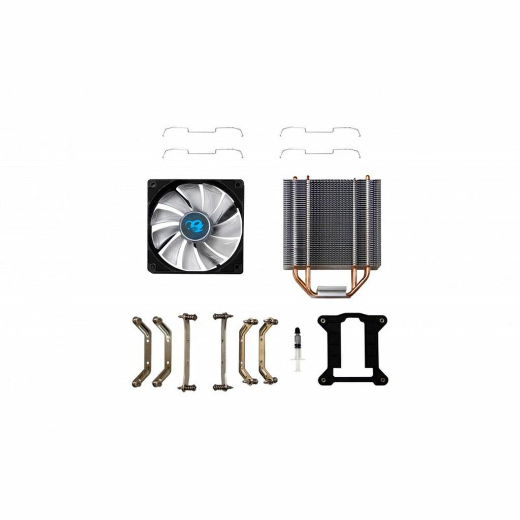 CoolBox DG-VCPU-CY2-LB Fan and Heat Sink 1800 Rpm Ø 12 Cm