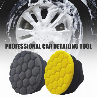 Car Waxing Sponge Hexagonal Pattern Design Efficient Heat Dissipation Car Wax Applicator Car Care