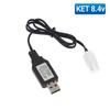 Universelles USB 3,7V 500mA Akku-Ladegerät-Paket JST KET EL Roter Buchsenstecker für mehrere kleine elektronische Geräte