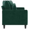 2 Seater Sofa Dark Green 140 Cm Velvet