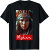 Ragazza Nativa Otyken Gruppo Etnico Otyken Banda Musicale Leggenda T-shirt 100% Cotone Magliette da Uomo Top