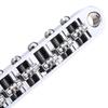 Musiclily Pro 10.4mm Pitch Roller Saddle Tune-O-Matic Bridge for LP Epiphone Les Paul SG Electric Guitars, Chrome