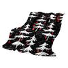 150*200cm Christmas Flannel Printed Blanket Holiday Gift
