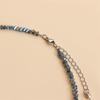 Transparente Kristall-Unregelmäßige Perlen-Choker-Halskette für Damen Koreanische Schlüsselbein-Kette am Hals Halsband Schmuck