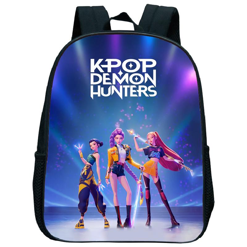 

Huntrix Girl Рюкзак для детского сада Kpop Охотники на демонов Детский рюкзак Руми Мира Саджа Мальчик Ранец Малыш Подарок к началу школы 7