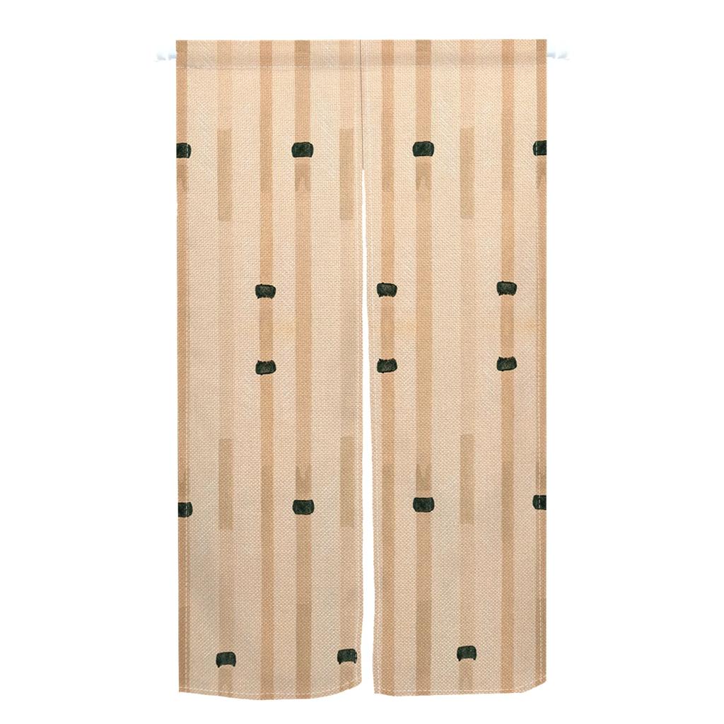 VIKAMA Ispirazione Naturale Tenda Albero di Bambù Lino Ingresso Stanza Paravento Ristorante Cucina Tipo Diviso Mezza Tenda