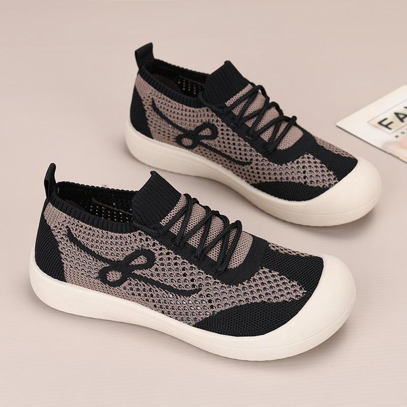 

Summer New Anti Slip and Wear-resistant Cloth Shoes Flat and Comfortable Casual Shoes Women s Shoes 36 чорний