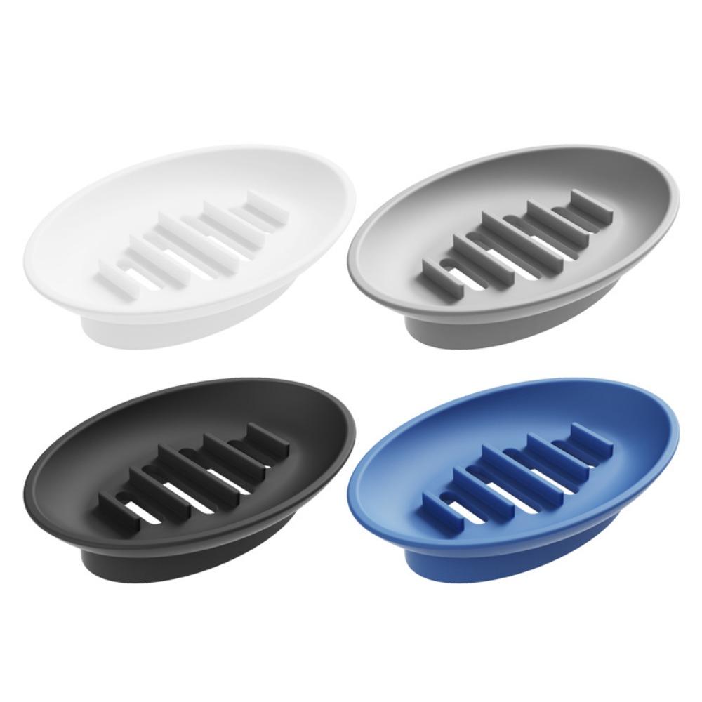 Silicone Soap Box Storage Bathroom Drain Rack Student Dormitory Soap Holder Household Organizer Bathroom Accessories Soap Case