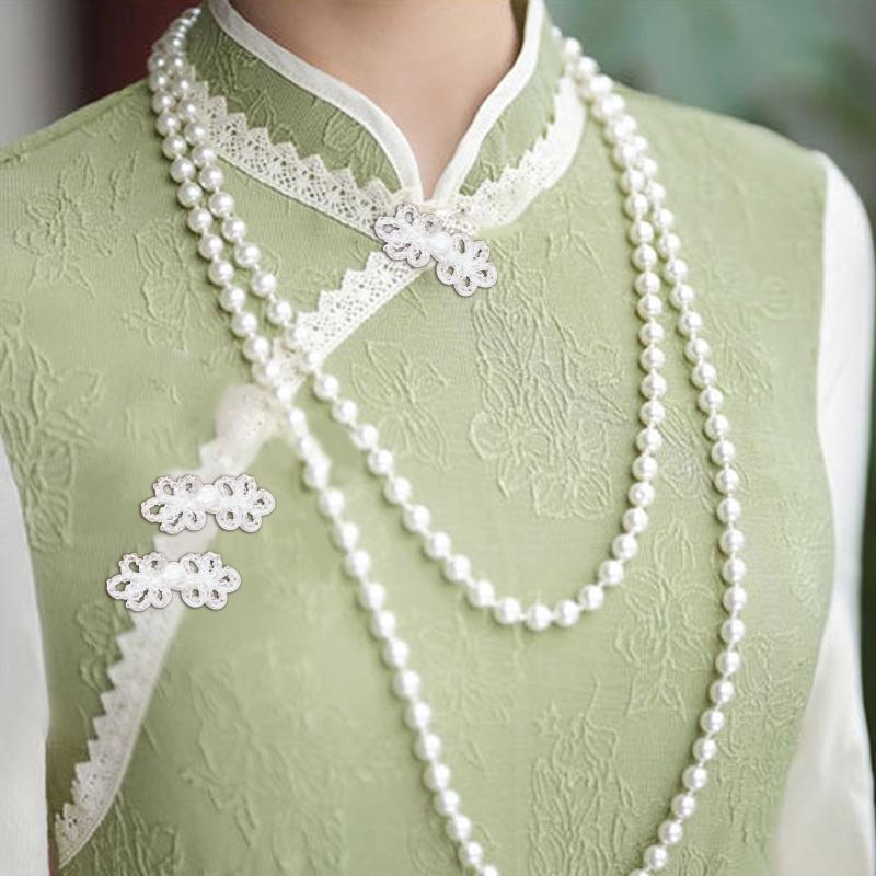 Cheongsam z ozdobnymi cyrkoniami Guzik węzeł chiński Guzik węzeł chiński do tradycyjnego stroju chińskiego Suknia ślubna Płaszcz