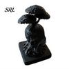 Vintage Style Room Ornament 3D Printed Tree of Life Skull Figurine, Gothic Desktop for Detailed Texture Craft Gift Home Office Decor, Creative