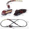 City Super Long Train Track Cargo Car Carriage Wagons Passenger Model Accessories Classical Electric Set Children Train Toy