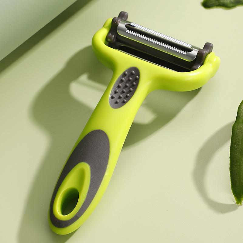 1PCS Kitchen Small Tool three in One Multifunctional Potato Peeler Vegetable Slicer Fruit Peeler Portable Stainless Steel Tool