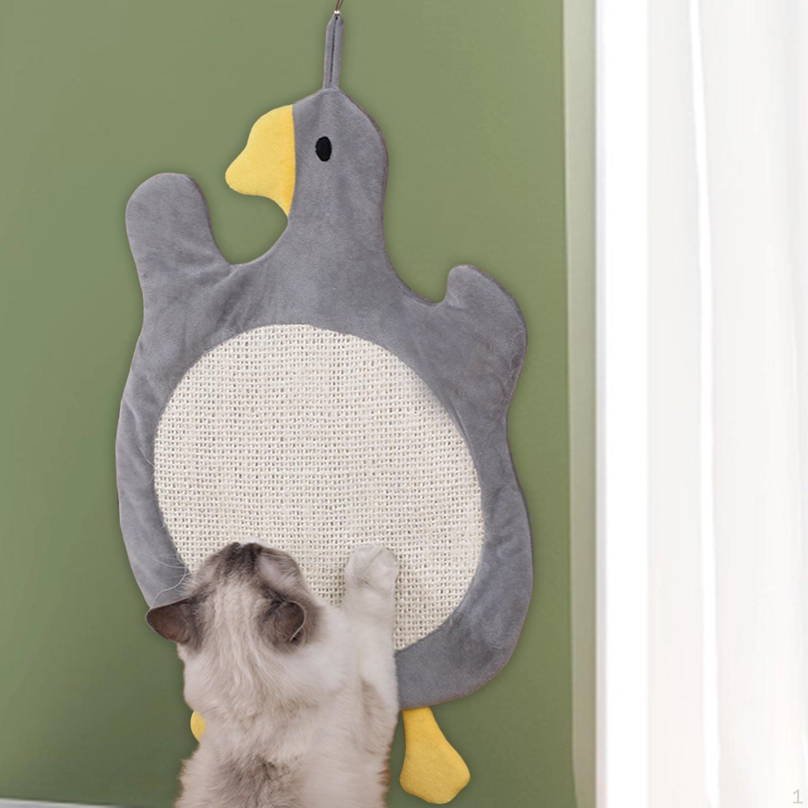 Когтеточка для кошек, лежанка, коврик, подушка для питомца, подвесная интерактивная серый