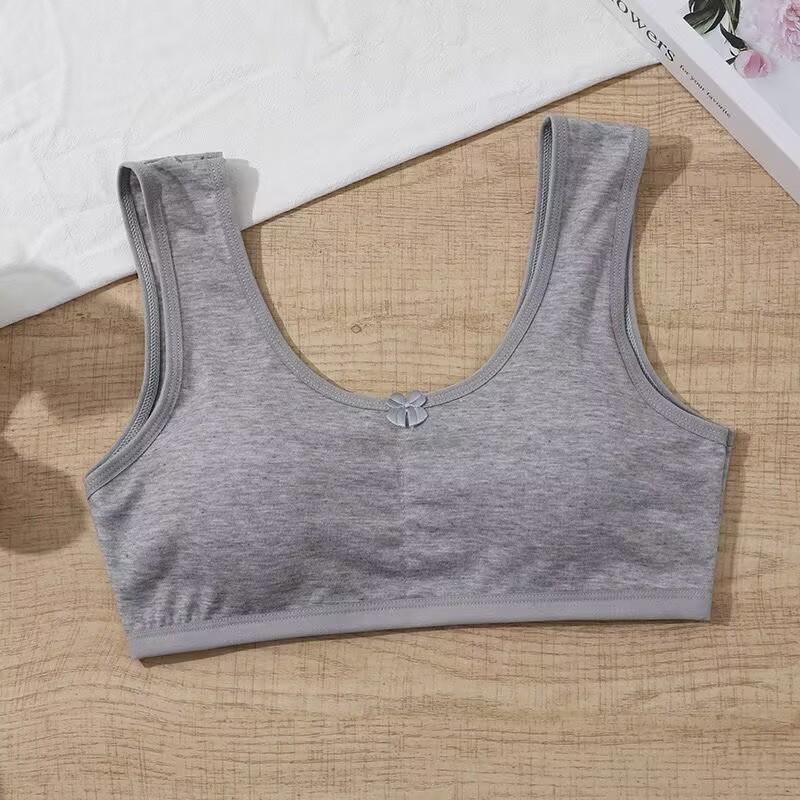 Mädchen-BH, atmungsaktiv, Teenager-BHs für Kinder, Adolescente, Dessous, einfarbig, Teenager-Weste, Mädchen-Röhrenoberteile, Unterwäsche