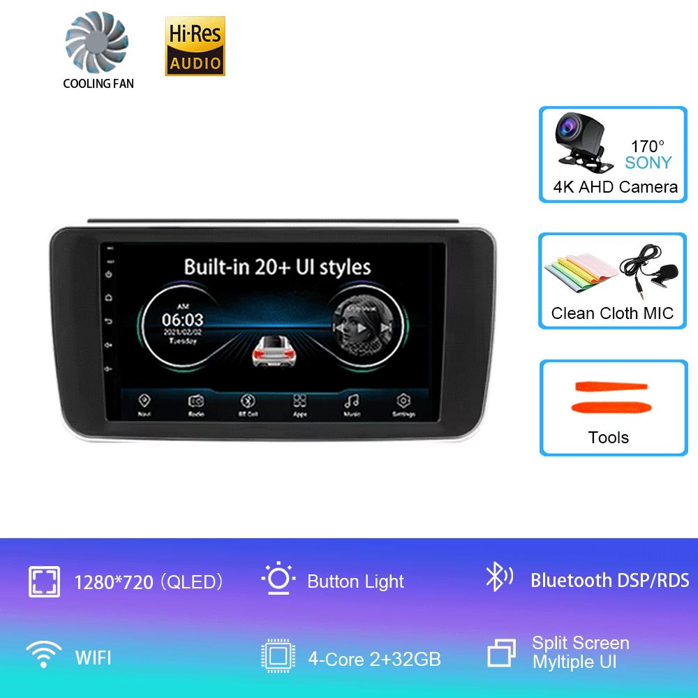 Android 14 For Nissan Leaf ZE1 2017 - 2024 Octa-Core HU 4G Car Radio Multimedia Video Player Navigation GPS 360 camera Wifi