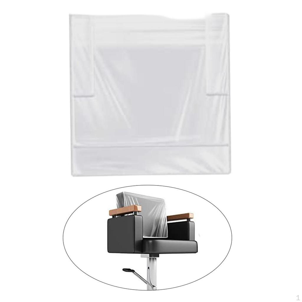 Hair Salon Chair Cover Backrest Sturdy, Equipment, Waterproof Clear for Home