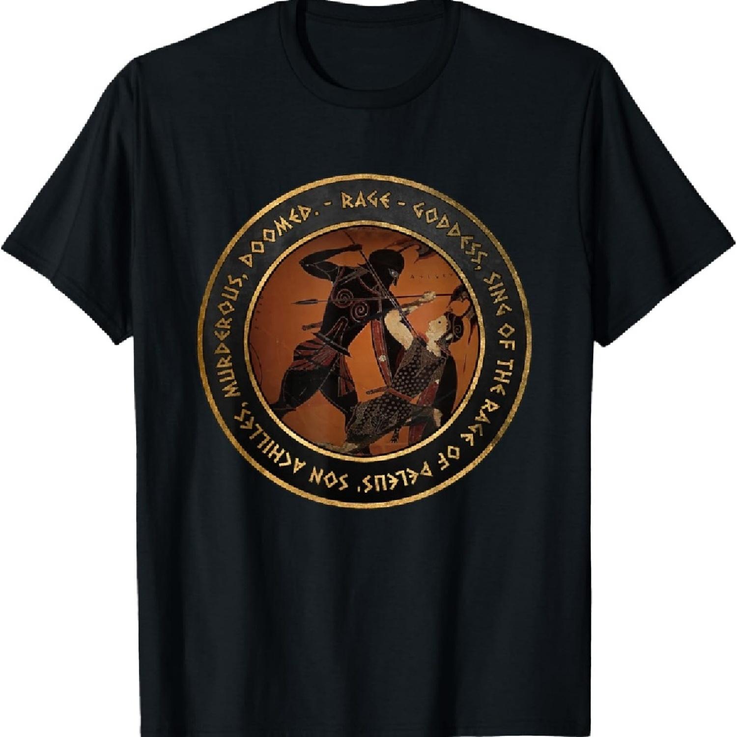 

Achilles Ancient Greek History Homer the Iliad T-Shirt XXXXXL