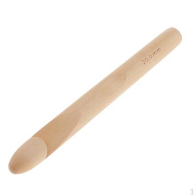 Giant Wooden Crochet Hook Perfect for Both Beginner And Experienced Crocheters