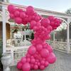 Hot Pink Ballon Arch Rose Red Balloons Garland Kit Wedding Valentine Day Anniversary Birthady Party Graduation Decoration Globos