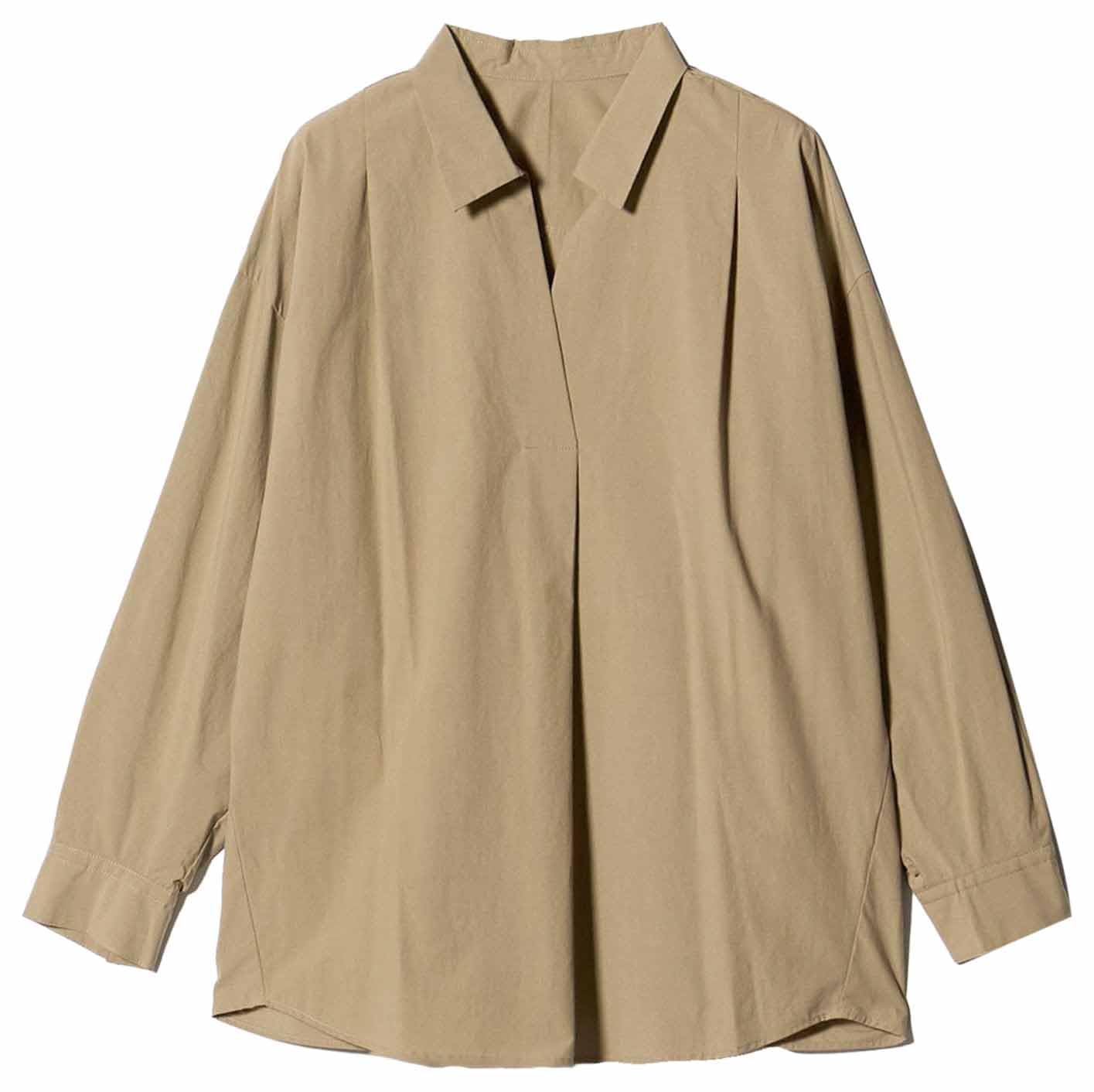 

United Arrows Green Label Relaxing Skipper Dolman Shirt, 36111462188, 2300 Beige (23), Free Size