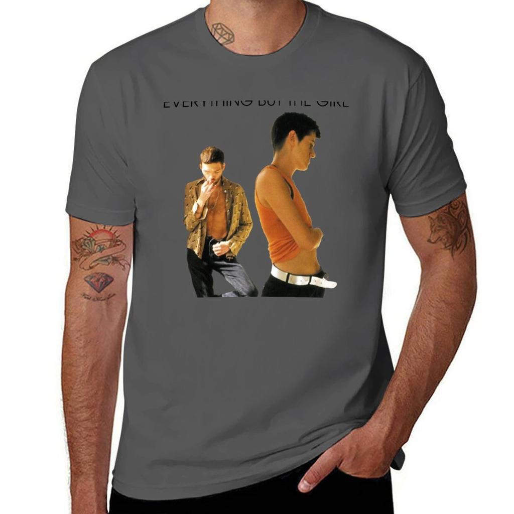 T-shirt Everything But The Girl pesanti vestiti estivi ragazzi stampa animale oversize magliette da allenamento per uomo