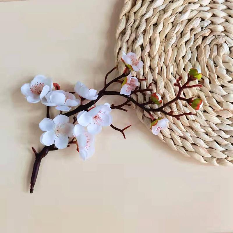 Artificial Flowers Plum Blossom Branch Simulation Plum Blossom Flower Bouquet Silk Flower Wedding Party Table Home Decoration