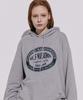 Circle Front Hoodie (Melange Gray)