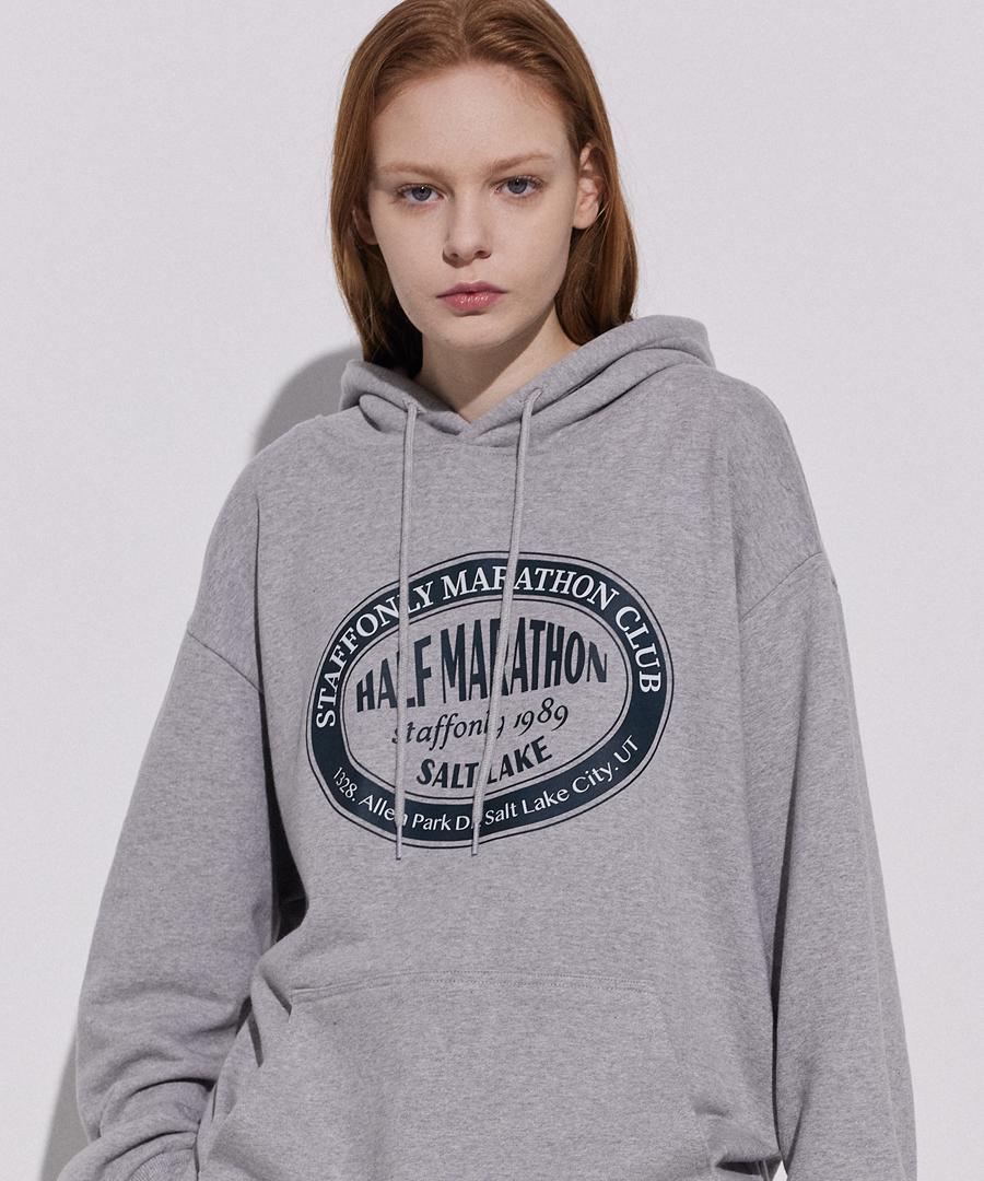 Толстовка с капюшоном Step Only Circle Front (Меланж серый) Melange Grey/1 (Medium)