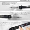 Digital Soldering Iron 80W With On/Off Switch Adjustable Temperature Lcd Welding Tools Ceramic Heater Soldering Tips