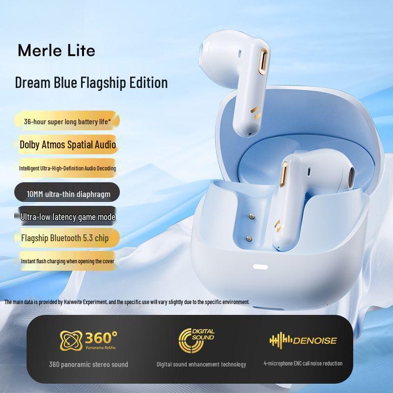 

2025 Новые беспроводные Bluetooth-наушники - Долгое время работы от аккумулятора, Удобное ношение, Шумоподавление для спорта и Совместимость с iOS/Android 36 Hours Long Battery Life