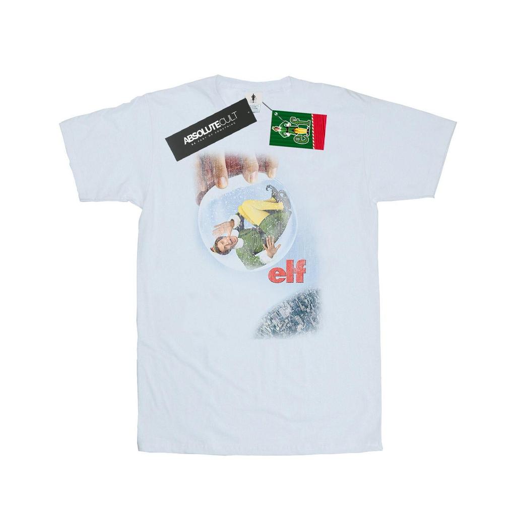 Elf Mens Distressed Poster T-Shirt