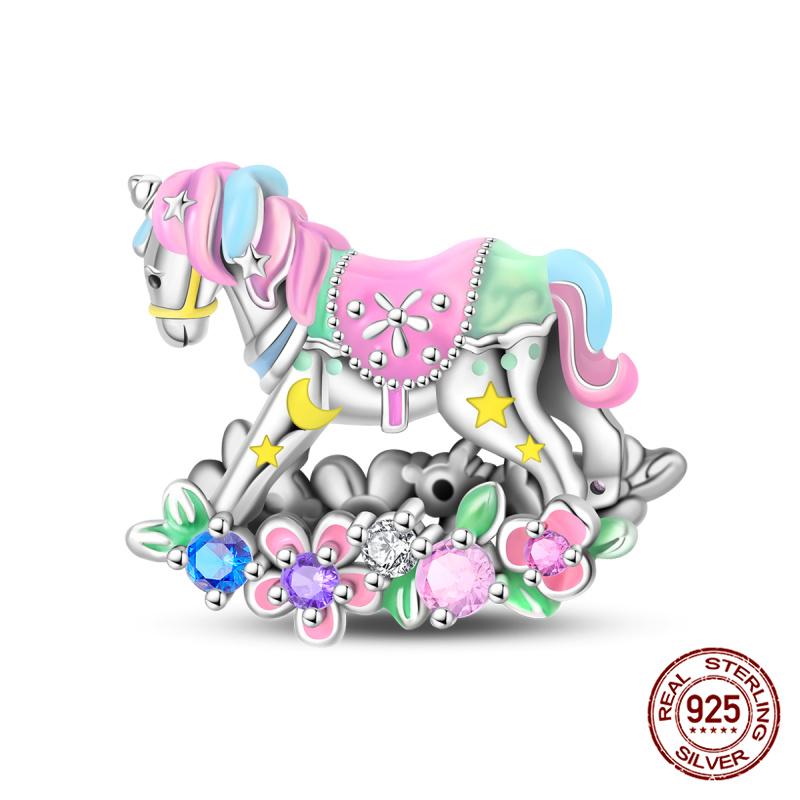 New 100% Copper Summer Coconut Beach Travel Ai Robot Charms Fit Originalbracelet Diy Jewelry Making Women Gift