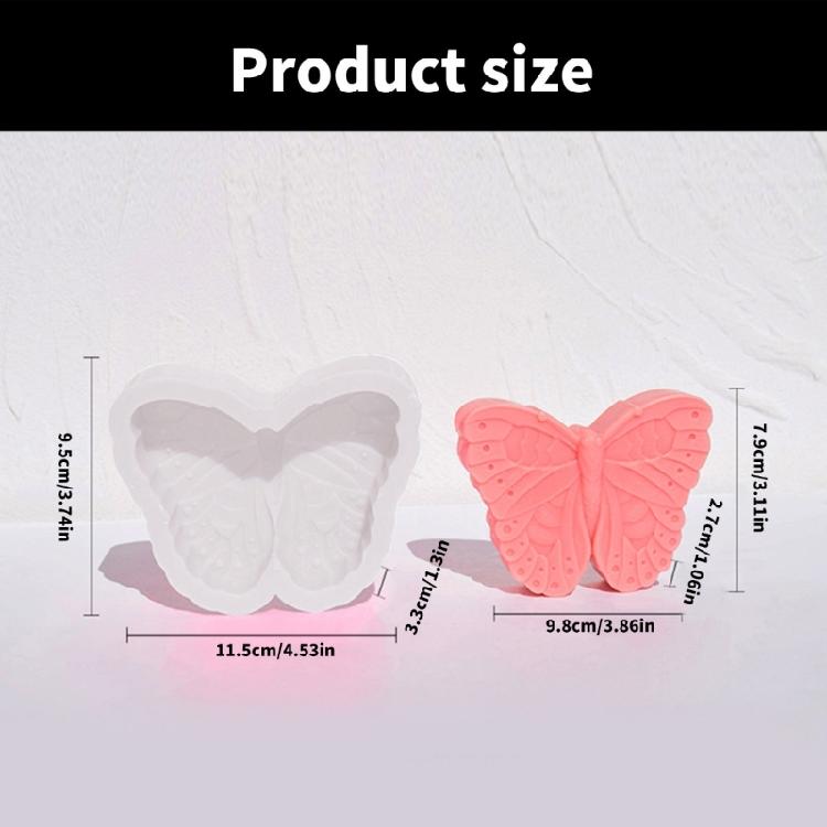 Realistic Butterfly Silicone Molds for Making Candle Home Decoration Butterfly Silicone Candle Molds for Epoxy Resin