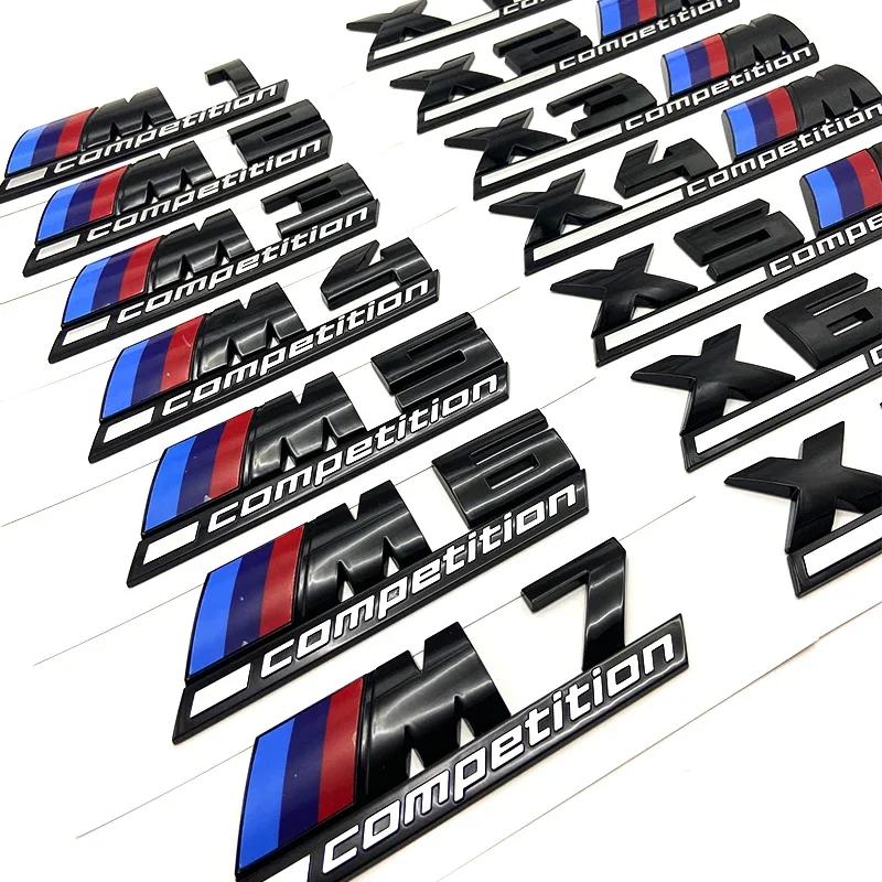 EPXZ7 For BMW Car Emblem M Competition Badge Sticker For BMW X1 X3 X4 X5 X7 X2 X6 F40 F10 G30 G20 G05 G07 E90 E60 F30 G01 G02 G32 G42