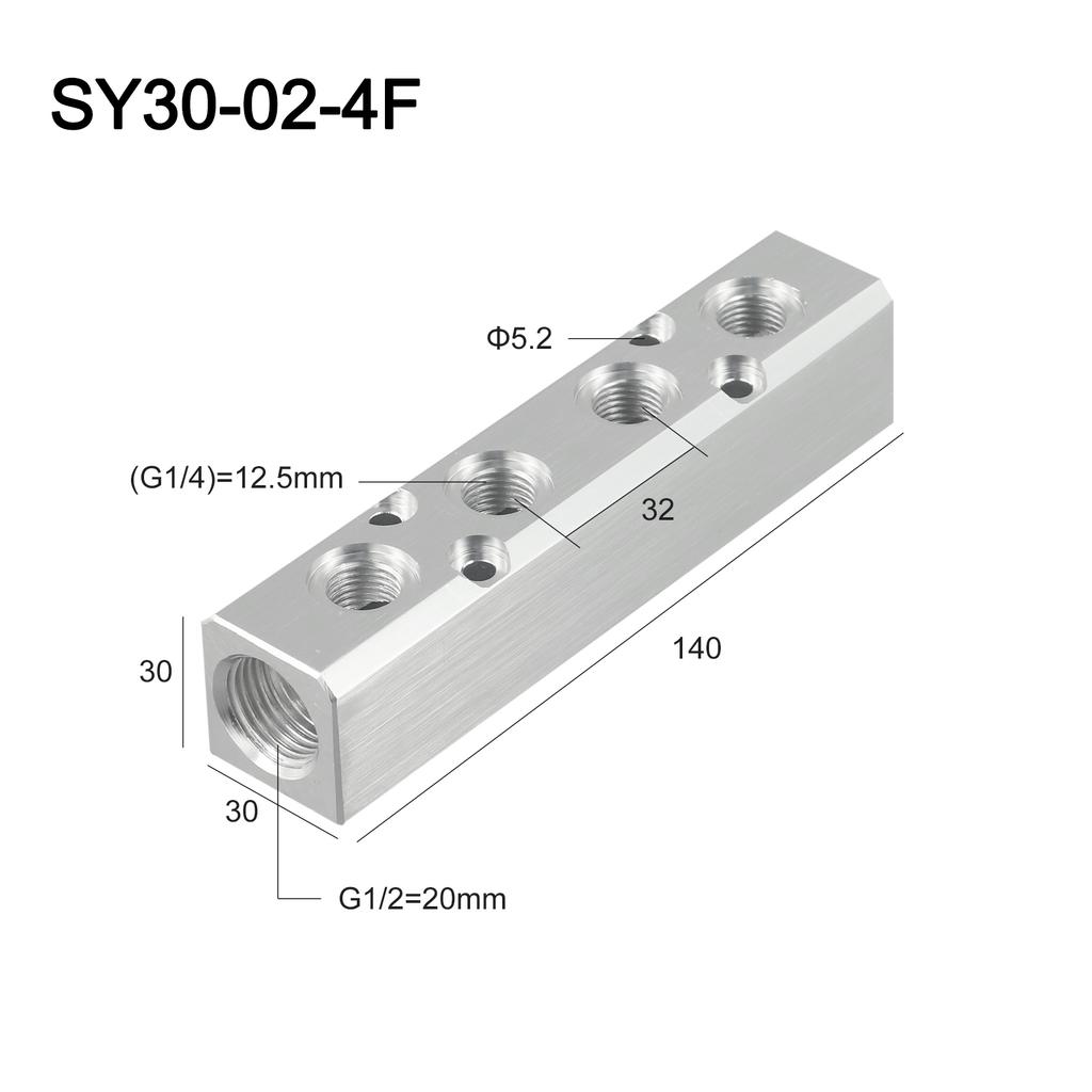 Pneumatic Air Multiple Line Exhaust Manifold Distributor 1/2 Pt Thread Port SY30 Woodworking, Pneumatic Tools Auto Repair Parts