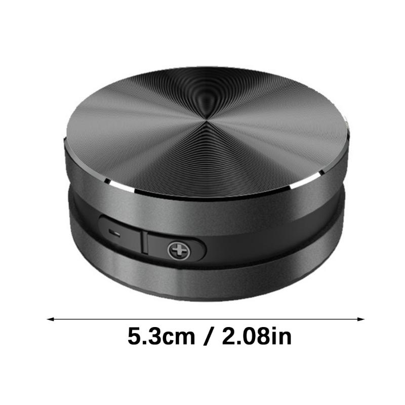 Wireless Bluetooth-compatible Speaker Metal Mini Bone Conduction Speaker Portable Stereophonic Sound Player For Home Car