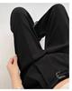Women's Spring/Summer 2026 High Waist Loose Wide Leg Floor-Length Suit Pants