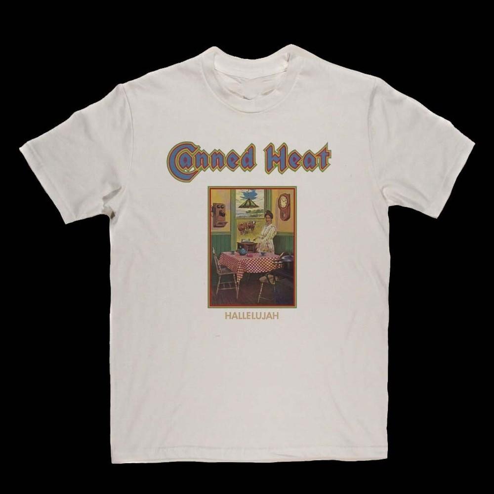 Canned Heat Hallelujah White Color 100% Cotton All Size TShirt KK1338 Unisex T-Shirt L