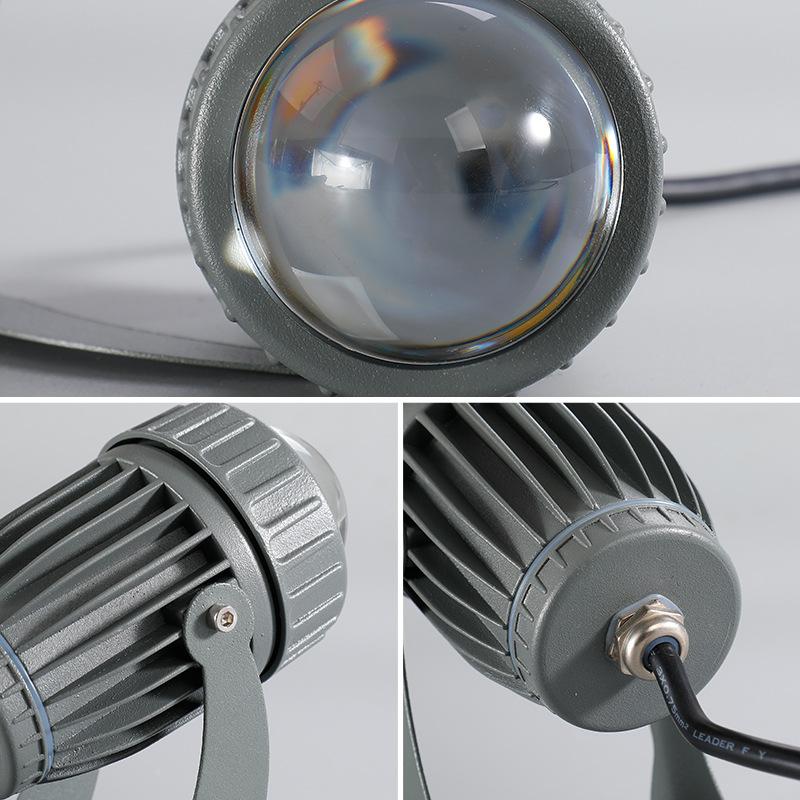 Outdoor LED Garden Wall Spotlights 10W Landscape Lighting AC220V  Red Green Blue IP65 Waterproof One Beam Lights