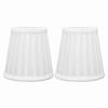 2PCS Lightweight Small Lamp Shades Clip On Design Modern Simple Lampshade Lamp Shades  Bedroom