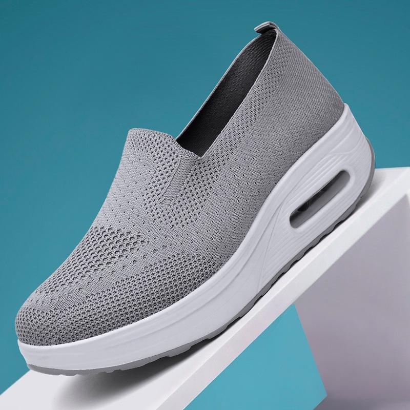 Low Cut Rubber Shoes For Women Slip On White Casual Walking Shoes Fashion Comfortable Shoes