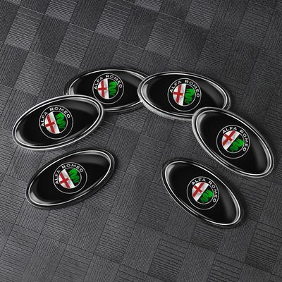 2026 Hot Alfa Romeo 3D Aluminium Car Body Emblem Stickers Trunk Badge Decal For Alfa Romeo Giulia MiTo Giulietta Tonale 147 156