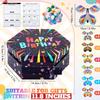 Flying Birthday Butterfly Surprise Gift Box, Large Butterfly Explosion Gift Box with 12 Pcs Flying Butterfly, Fantasy Box, Exploding Butterfly