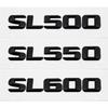 Car Rear Trunk Stickers for Mercedes Benz SL350 SL400 SL450 SL500 SL550 SL600 Auto Tail Box 3D Emblem Badge Decal RN1